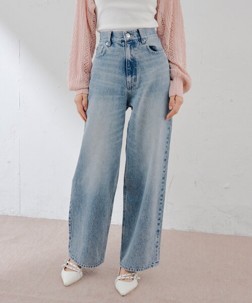 Chico(チコ)の「2wayストレートデニム(デニムパンツ・レディース・ブルー系その他/ブルー・SMALL/MEDIUM)」の3枚目の写真