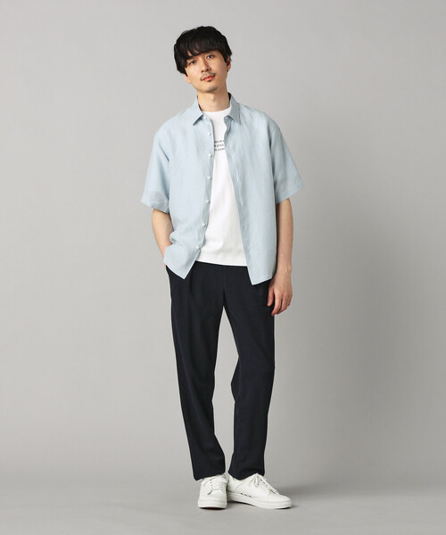 COMME CA MEN（コムサメン）の「メッセージ Tシャツ（Tシャツ/カットソー・メンズ・ホワイト/ブラック/ベージュ・L/M）」の6枚目の写真