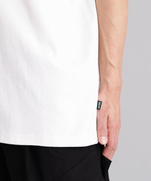 MANASTASH（マナスタッシュ）の「MANASTASH/マナスタッシュ HEMP TEE MOON（Tシャツ/カットソー・メンズ・ホワイト/ブラック/ラベンダー・L/S/M/XL）」の20枚目の写真