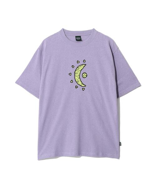 MANASTASH（マナスタッシュ）の「MANASTASH/マナスタッシュ HEMP TEE MOON（Tシャツ/カットソー・メンズ・ホワイト/ブラック/ラベンダー・L/S/M/XL）」の8枚目の写真