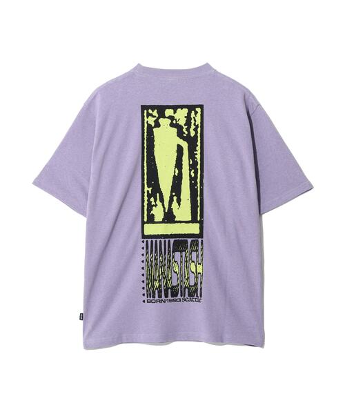 MANASTASH（マナスタッシュ）の「MANASTASH/マナスタッシュ HEMP TEE MOON（Tシャツ/カットソー・メンズ・ホワイト/ブラック/ラベンダー・L/S/M/XL）」の9枚目の写真