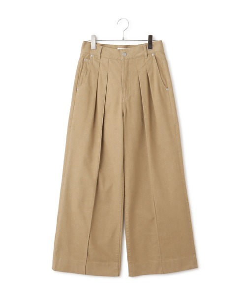 ADAM ET ROPE'(アダムエロペ)の「【EMOELLE】2タックデニムパンツ(デニムパンツ・レディース・ベージュ系その他/チャコールグレー・34/36/38)」の12枚目の写真