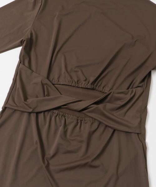 URBAN RESEARCH(アーバンリサーチ)の「『UVカット』Swim URBAN RESEARCH スイム カットアウトプルオーバー(水着・レディース・ネイビー/ブラウン・FREE)」の11枚目の写真