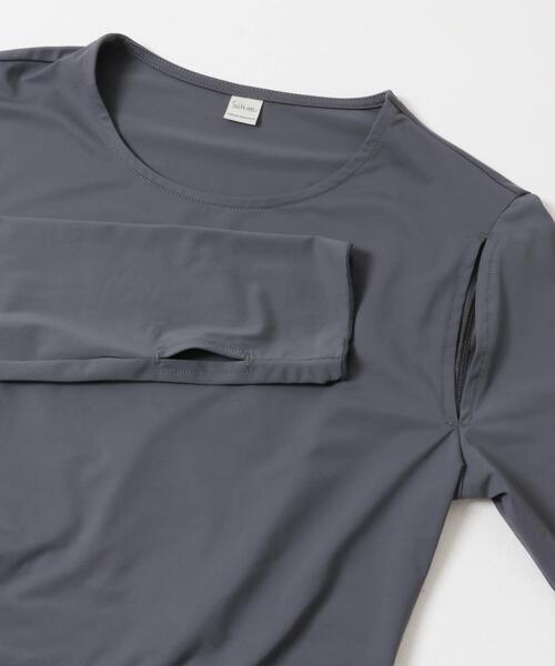 URBAN RESEARCH(アーバンリサーチ)の「『UVカット』Swim URBAN RESEARCH スイム カットアウトプルオーバー(水着・レディース・ネイビー/ブラウン・FREE)」の20枚目の写真