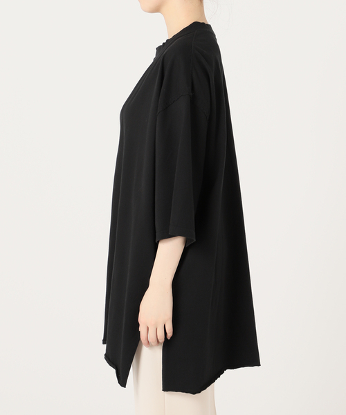 CITYSHOP(シティーショップ)の「《追加》KEY NECK Tシャツ(Tシャツ/カットソー・レディース・ブラック/ホワイト・FREE)」の16枚目の写真