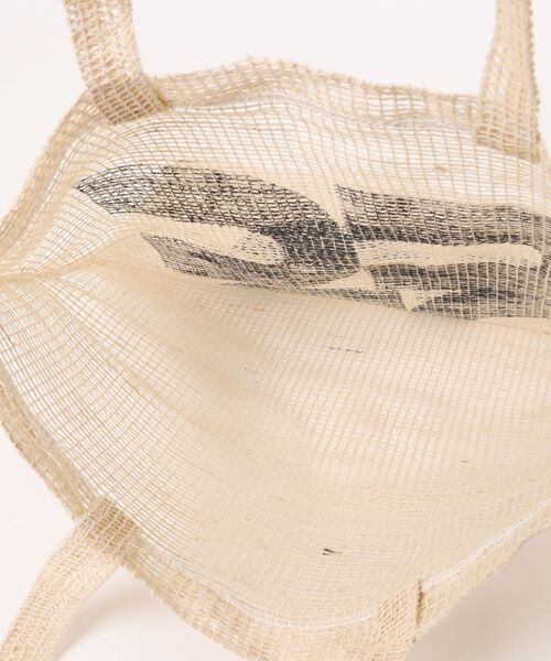 EARTH MADE（アースメイド）の「JUTE PRINT TOTE（トートバッグ・レディース・ピンク/ブルー/ブラック/イエロー・FREE）」の13枚目の写真