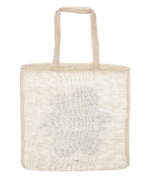 EARTH MADE（アースメイド）の「JUTE PRINT TOTE（トートバッグ・レディース・ピンク/ブルー/ブラック/イエロー・FREE）」の5枚目の写真