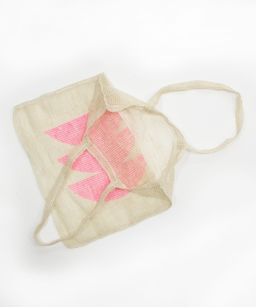 EARTH MADE（アースメイド）の「JUTE PRINT TOTE（トートバッグ・レディース・ピンク/ブルー/ブラック/イエロー・FREE）」の9枚目の写真