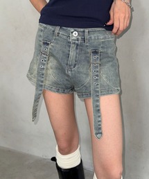 エッジベルトマイクロミニショートパンツ