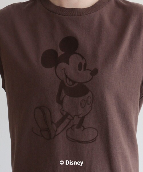 fredy emue(フレディエミュ)の「【GOOD ROCK SPEED】MICKEYノースリーブTシャツ(Tシャツ/カットソー・レディース・チャコールグレー/ネイビー/ブラウン・38)」の13枚目の写真