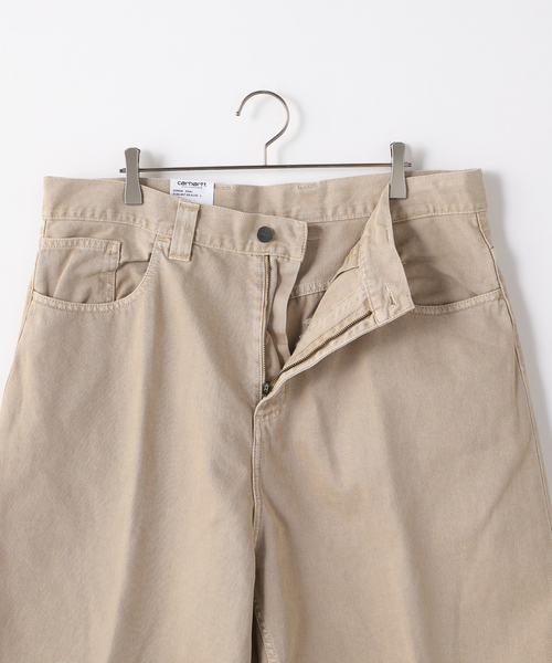 Russell Athletic（ラッセルアスレティック）の「CARHARTT WIP / カーハート ダブリューアイピー BRANDON SHORT（その他パンツ・メンズ・ブラウン/アイボリー・LARGE/MEDIUM）」の4枚目の写真