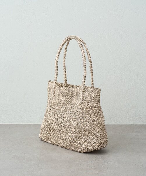 La boutique BonBon（ラブティックボンボン）の「【バグマティ】メタリッククロシェトートバッグ（トートバッグ・レディース・ピンク/ゴールド・FREE）」の8枚目の写真