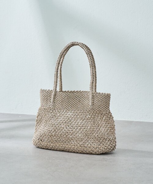 La boutique BonBon（ラブティックボンボン）の「【バグマティ】メタリッククロシェトートバッグ（トートバッグ・レディース・ピンク/ゴールド・FREE）」の16枚目の写真