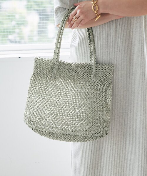 La boutique BonBon（ラブティックボンボン）の「【バグマティ】メタリッククロシェトートバッグ（トートバッグ・レディース・ピンク/ゴールド・FREE）」の17枚目の写真