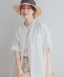 【GOOD PRICE】シャドーチェックシャツチュニック