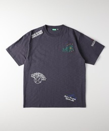 BACK NUMBER】ミュージックロゴTシャツ (厚手Tシャツ / ヴィンテージ