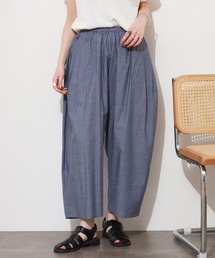 コットンシャンブレー ワイドタックパンツ 26SS