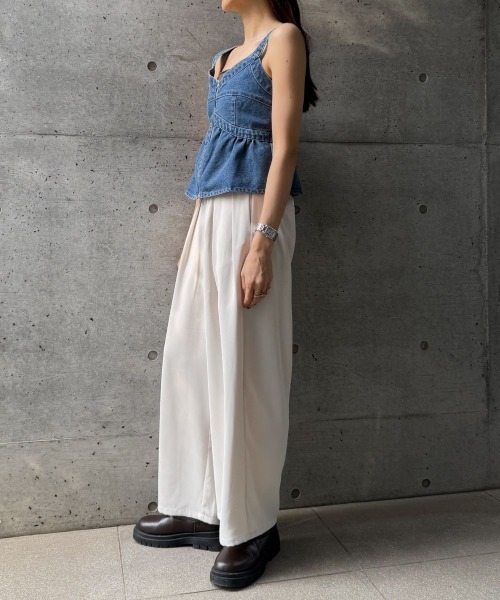 CIEL'AIR(シエルエアー)の「DENIM BUSTIER(デニムビスチェ)(その他トップス・レディース・ブルー/ブラック・FREE)」の19枚目の写真