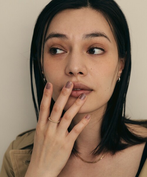 COCOSHNIK(ココシュニック)の「K10ボールパターン リング(リング・レディース・イエローゴールド・12/14/10)」の4枚目の写真