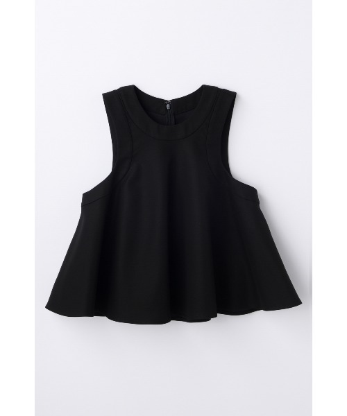 ENFOLD(エンフォルド)の「CROPPED TOPS(タンクトップ・レディース・ブラック・38)」の1枚目の写真