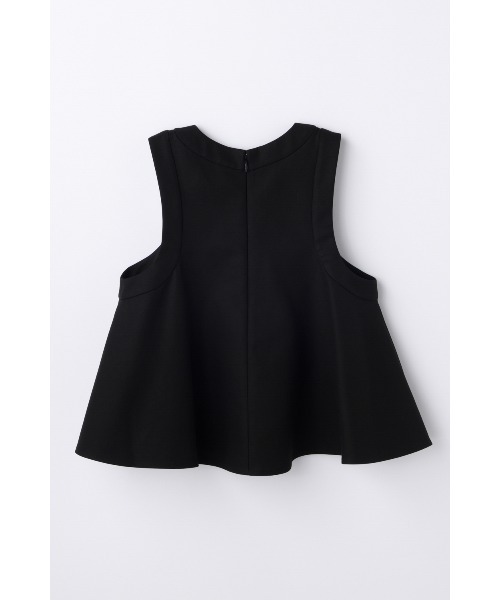 ENFOLD(エンフォルド)の「CROPPED TOPS(タンクトップ・レディース・ブラック・38)」の2枚目の写真