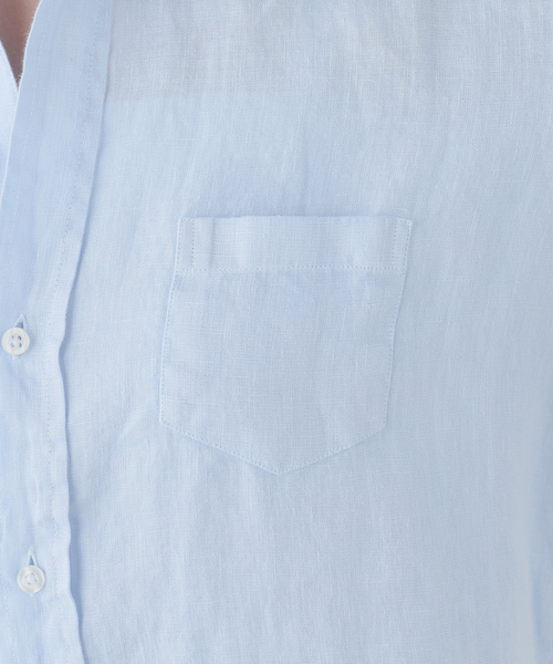 Frank&Eileen(フランクアンドアイリーン)の「Frank&Eileen/フランク&アイリーン WASHED LINEN シャツ(シャツ/ブラウス・レディース・ブルー系その他・X-SMALL)」の6枚目の写真