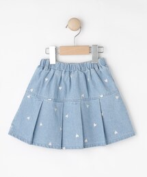 SHOO・LA・RUE（シューラルー）の「【100-150cm】ハート刺繍デニムスカート（スカート）」