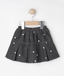 SHOO・LA・RUE | 【100-150cm】ハート刺繍デニムスカート(スカート)