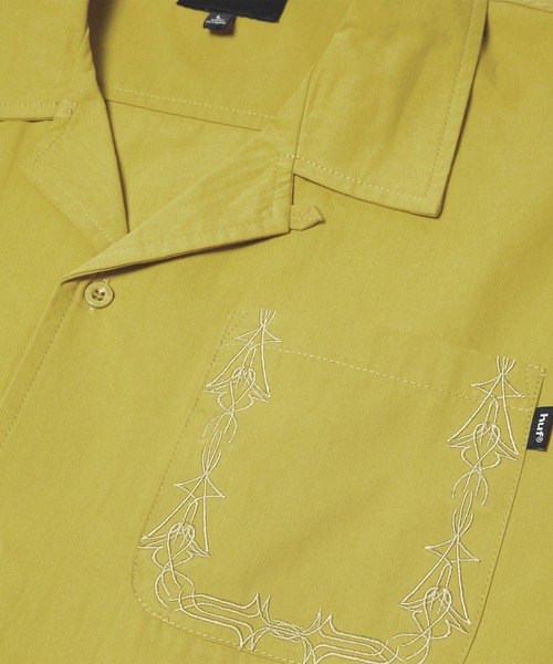 HUF(ハフ)の「PINSTRIPE EMB RESORT SHIRT(シャツ/ブラウス・メンズ・グリーン系その他/ブラック・S/M/L/XL)」の10枚目の写真