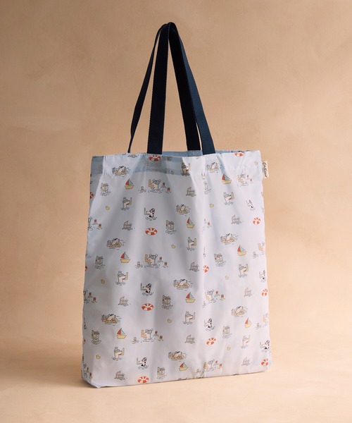 Cath Kidston(キャスキッドソン)の「フォルダウェイ トートバッグ Snorkel Stanley(エコバッグ/サブバッグ・レディース・ブルー・FREE)」の1枚目の写真