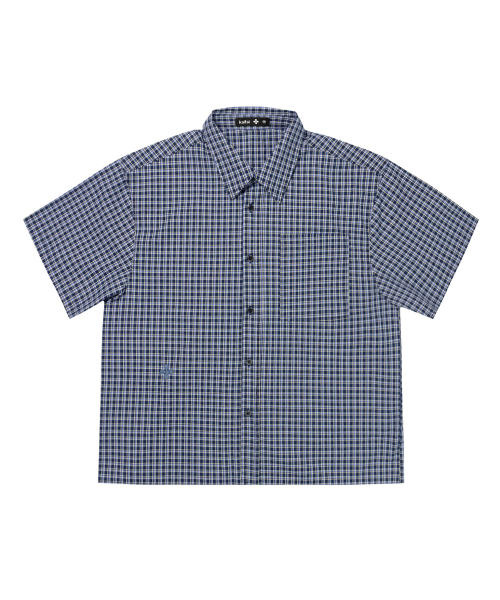 kaifai（カイファイ）の「フラットチェックシャツ（ネイビー）K26QB225（シャツ/ブラウス・レディース・その他・MEDIUM/LARGE）」の7枚目の写真