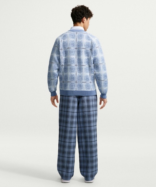 NIKE(ナイキ)の「ナイキ タータン メンズ ルーズ ゴルフカーディガン / Nike Tartan Men's Loose Golf Cardigan II0777-486 Work Blue(カーディガン/ボレロ・メンズ・ブルー系その他・M/S/XL/2XL)」の5枚目の写真