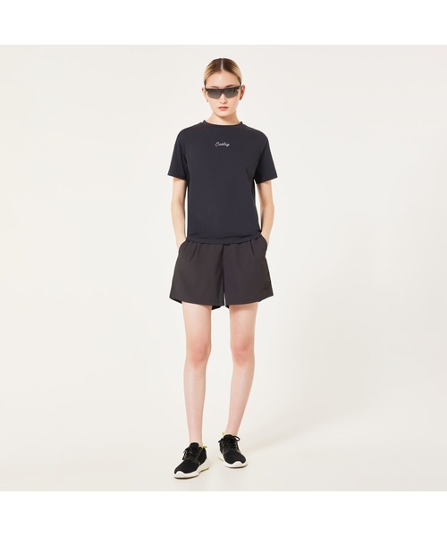 OAKLEY(オークリー)の「オークリー RADIANT TECH COLD OP TEE 9.0/Tシャツ/スポーツ・トレーニング/吸汗速乾/OAKLEY(Tシャツ/カットソー・レディース・ホワイト/ブラック・XS/S/M/L)」の4枚目の写真