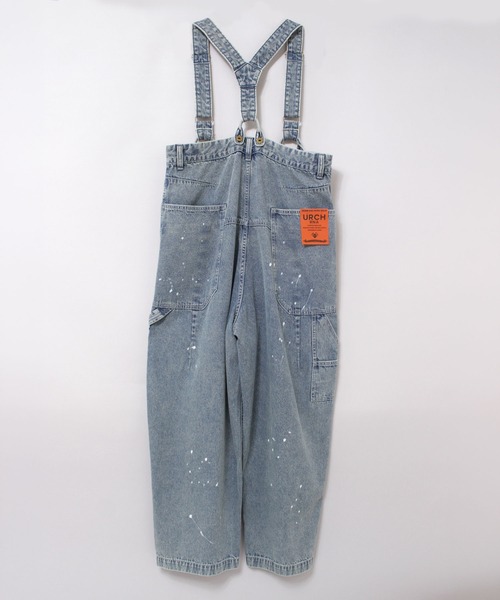 URCH RNA(アーチ アールエヌエー)の「O0761 フレンチワークのサスペンダーチョアパンツ(サロペット/オーバーオール・レディース・ライトインディゴブルー・FREE)」の6枚目の写真