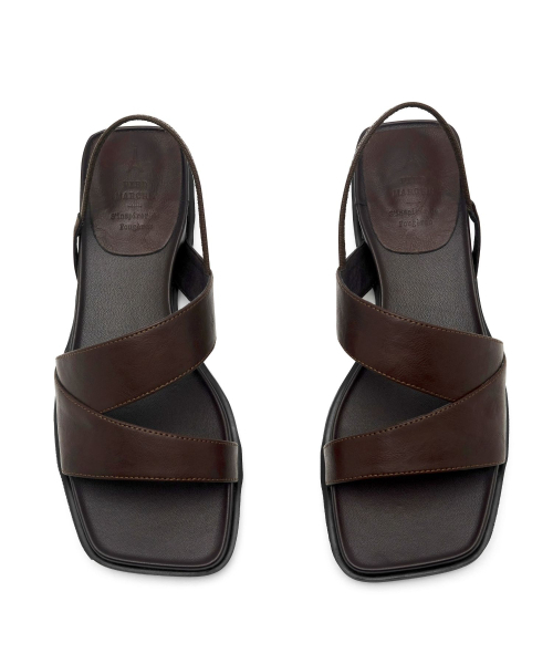APIED MARCHE(アピエド マルシェ)の「ヌアージュ クロッキング羊革サンダル 3.5cm -PM3036 (3カラー)(サンダル・レディース・ダークブラウン/ブラック/アイボリー・23cm/23.5cm/24cm/24.5cm/25cm/22.5cm)」の17枚目の写真