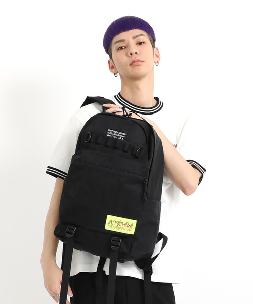 Manhattan Portage(マンハッタンポーテージ)の「NEWBURGH BACKPACK CORDURA GRINZA IRONWOOD(バックパック/リュック・メンズ・ブラック・MEDIUM)」の3枚目の写真