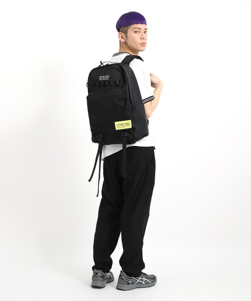 Manhattan Portage(マンハッタンポーテージ)の「NEWBURGH BACKPACK CORDURA GRINZA IRONWOOD(バックパック/リュック・メンズ・ブラック・MEDIUM)」の4枚目の写真