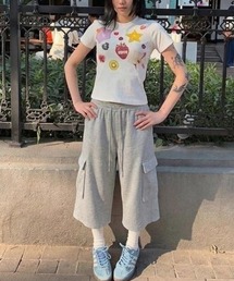 【LAMPOON】スエットカーゴハーフパンツ