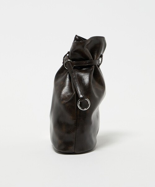 BEAUTY&YOUTH UNITED ARROWS(ビューティーアンドユースユナイテッドアローズ)の「【WEB限定】ワン ハンドル パース(ハンドバッグ・メンズ・ブラック/ダークブラウン・FREE)」の7枚目の写真