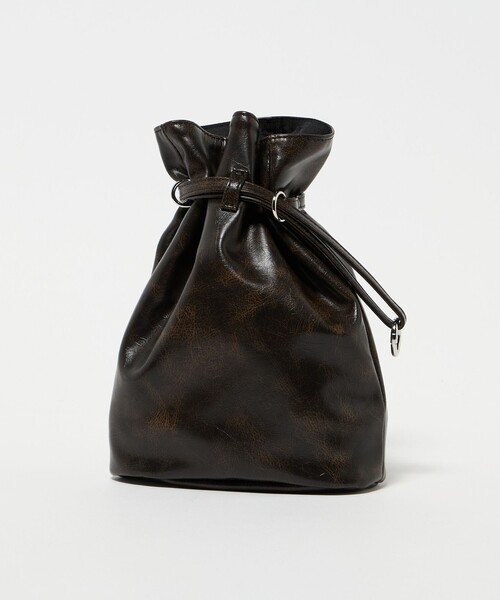 BEAUTY&YOUTH UNITED ARROWS(ビューティーアンドユースユナイテッドアローズ)の「【WEB限定】ワン ハンドル パース(ハンドバッグ・メンズ・ブラック/ダークブラウン・FREE)」の9枚目の写真
