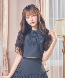 ReAmour リアムール シャツドッキングロゴトップス シャツドッキングロゴトップス（Tシャツ/カットソー）｜ReAmour