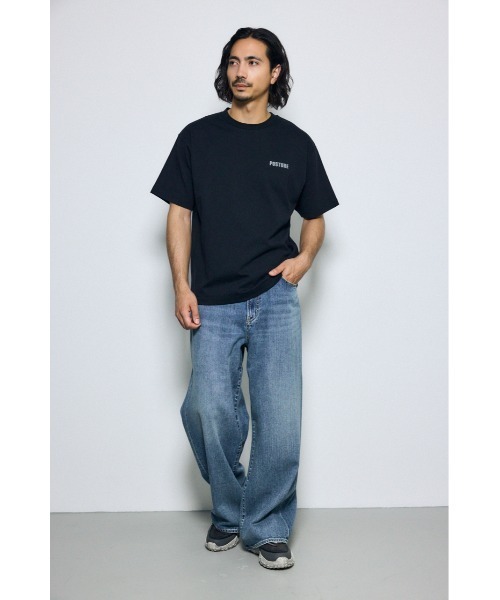 AZUL by moussy(アズールバイマウジー)の「AZUL DENIM リラックスワイド(デニムパンツ・メンズ・ブルー・MEDIUM/LARGE)」の3枚目の写真