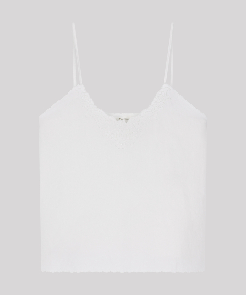 THE LILLE(ザ リル)の「White Embroidery Sleeveless(Tシャツ/カットソー・レディース・その他・FREE)」の2枚目の写真