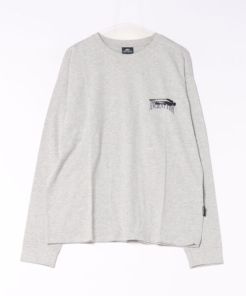 KRIFF MAYER(クリフメイヤー)の「外遊びプリントロンT(古代魚)(Tシャツ/カットソー・メンズ・ブラック/ブルー/オフホワイト/オリーブ/グレー・MEDIUM/LARGE/X-LARGE)」の3枚目の写真