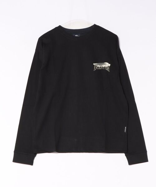 KRIFF MAYER(クリフメイヤー)の「外遊びプリントロンT(古代魚)(Tシャツ/カットソー・メンズ・ブラック/ブルー/オフホワイト/オリーブ/グレー・MEDIUM/LARGE/X-LARGE)」の2枚目の写真