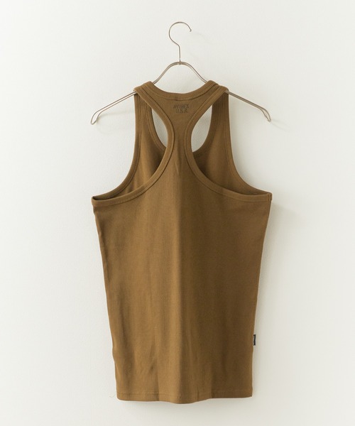 AVIREX(アヴィレックス)の「AVIREX/アビレックス DAILY RIB TANK TOP デイリー リブ タンクトップ ラウンドネック 丸首 レーサーバック 抗菌防臭 メンズ レディース 2026年 夏 夏服(タンクトップ・メンズ・ホワイト/ブラック/グレー/チャコール/オリーブ/ロイヤルブルー・S/M/L)」の18枚目の写真