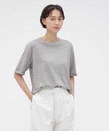 MHL. | CARBON DYED COTTON LINEN(Tシャツ/カットソー)
