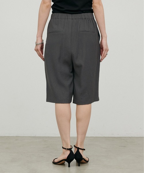 LARUTA(ラルータ)の「【LARUTA】シャンブレーショートパンツ(その他パンツ・レディース・チャコールグレー/ベージュ・MEDIUM)」の14枚目の写真