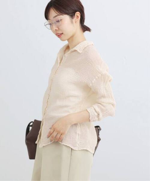 IENA(イエナ)の「《追加》LES ATELIERS FRANCAIS DE CONFECTION Blouse Desert PE26BLDESERTGDC(シャツ/ブラウス・レディース・アイボリー・FREE)」の12枚目の写真