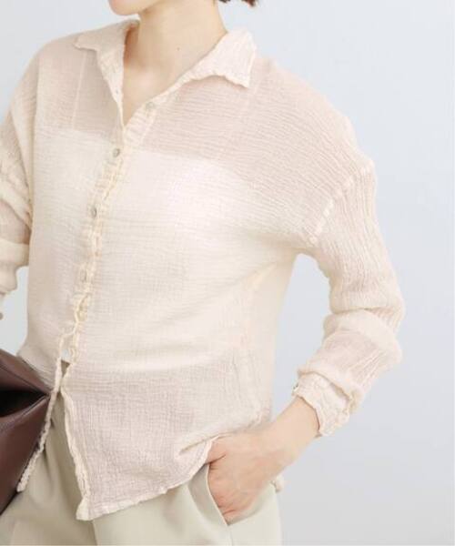 IENA(イエナ)の「《追加》LES ATELIERS FRANCAIS DE CONFECTION Blouse Desert PE26BLDESERTGDC(シャツ/ブラウス・レディース・アイボリー・FREE)」の15枚目の写真